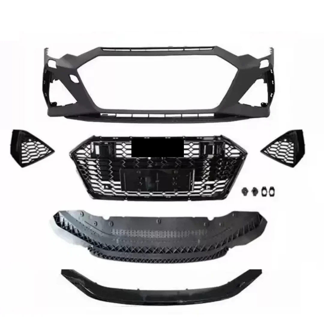 Kit Carrozzeria Paraurti Anteriore Grill Assembly Per Audi Cax A6 2019-21 Style Modificato Rs6 Kit Accessori Auto