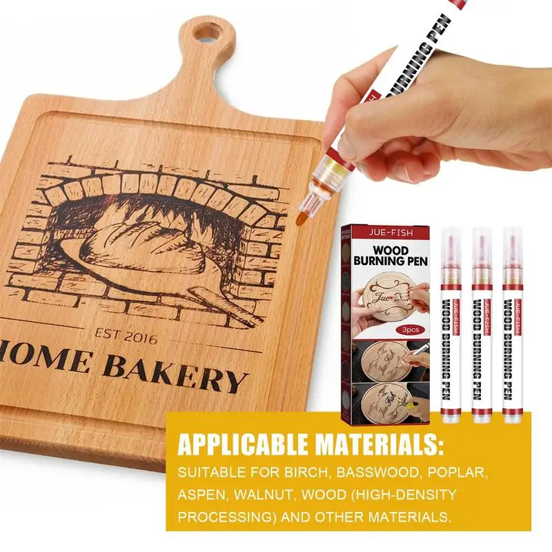 New Wood Scorch Marker Chemicalwood Burning Pen Per Progetto Pittura Pirografia Fai Da Te Marcatore Al Caramello Forniture Per Pirografia Artistica