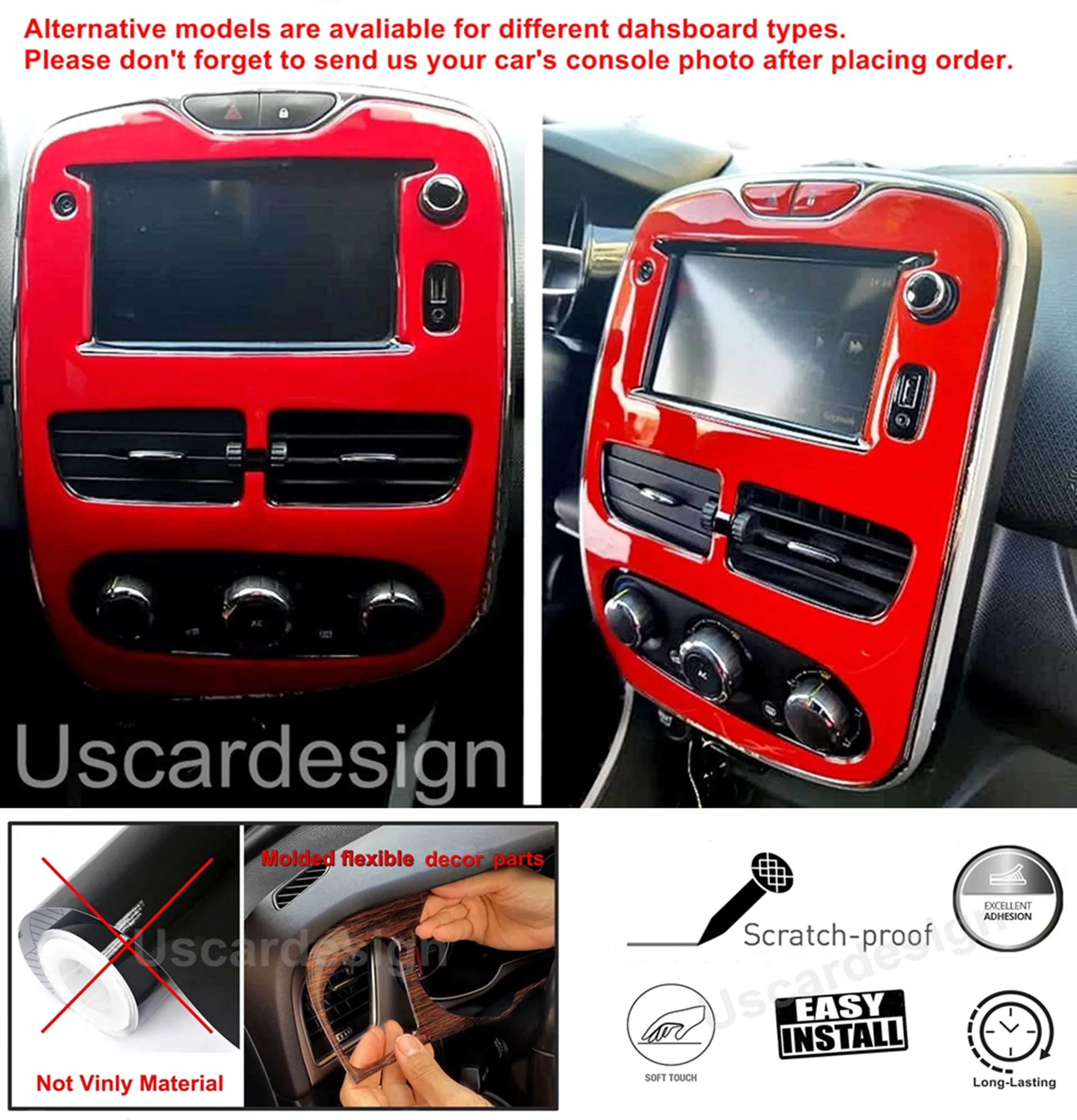 Per Renault Clio 4 Full Dashboard Decor