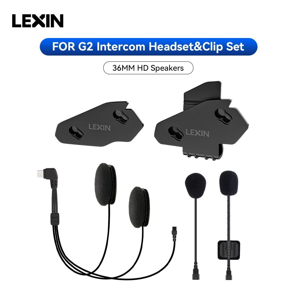 Lexin Accessori Per Cuffie Per Lexin G2 Casco Bluetooth Interfono Interfono Jack Per Cuffie Set Di Spine E Staffe Di Montaggio