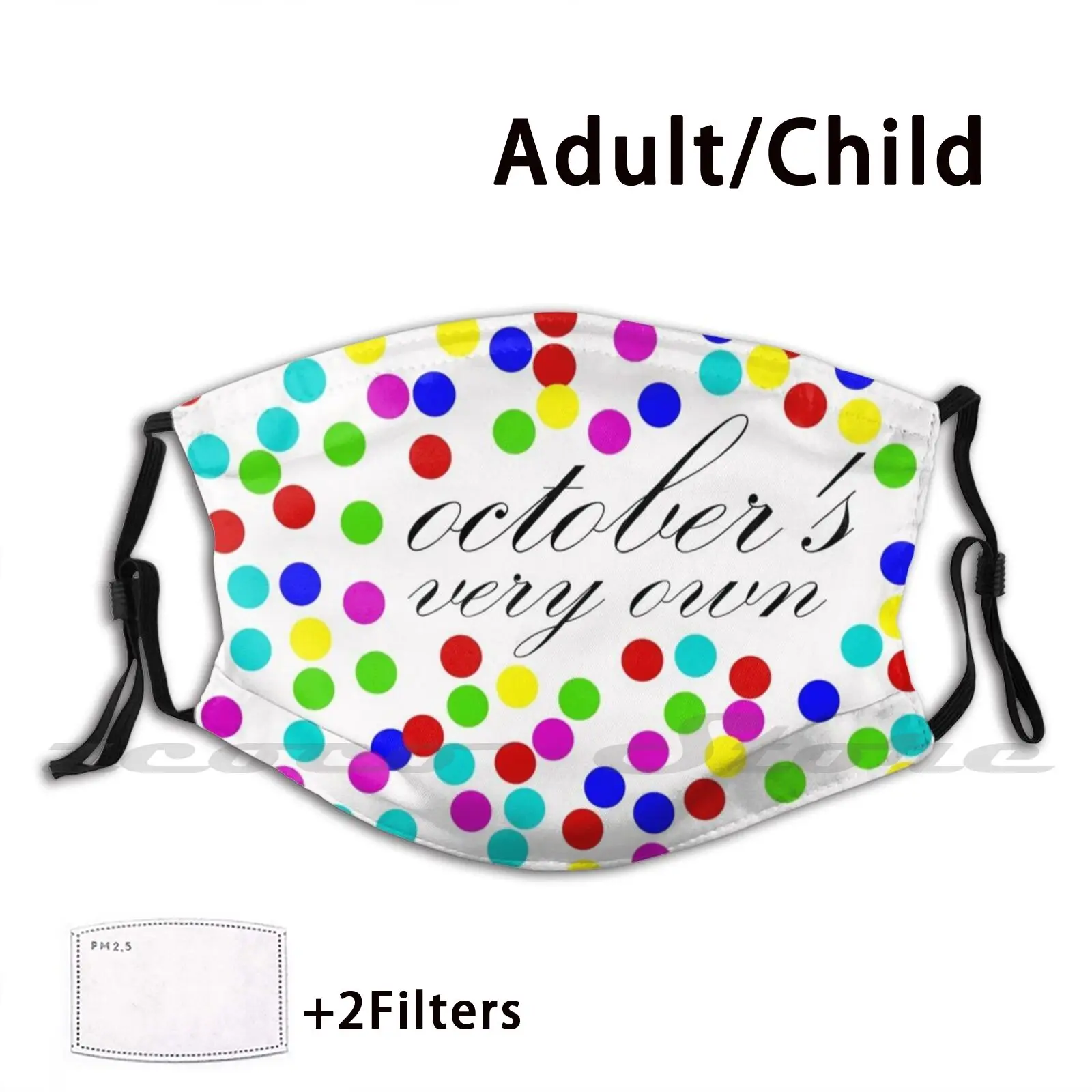 Ottobre & #39 ; S Molto Proprio Lavabile Tendenza Personalizzato Pm2.5 Maschera Filtro Octosps Meraviglioso Teen Cool Boy Titolo Unico In Primo Piano