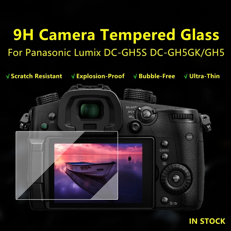 Protezione Ultra Sottile Dello Schermo Di Vetro Temperato Durezza 9H Di Panasonic Gh5 & Gh5S Per La Macchina Fotografica Di Panasonic Lumix Dc-Gh5S Gh