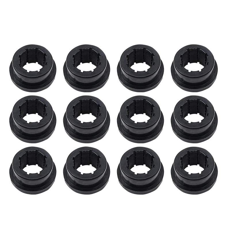 12 Pz Auto Nero Boccola Metà Parti Per Skunk2 Eg Ek Dc Inferiore Braccio Di Controllo Lca Posteriore Camber Kit Accessori Auto Styling