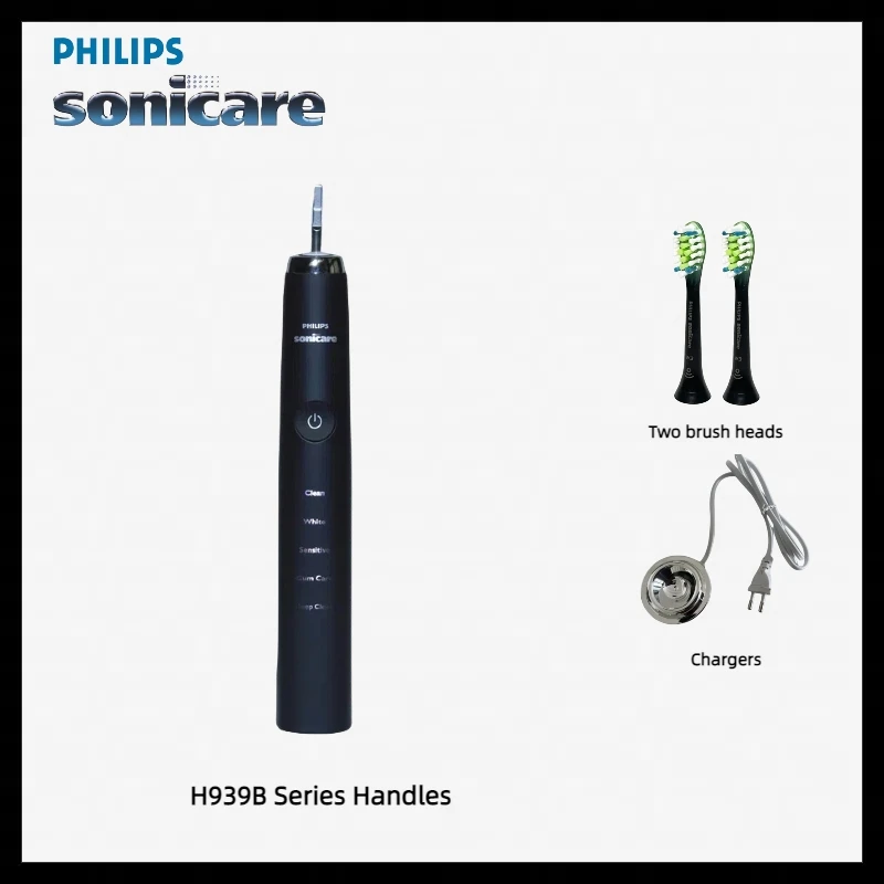 Philips Sonicare Diamondclean Spazzolino Elettrico H9352 A Mano Singola Con 2 Testine Philips W3 E Caricabatterie
