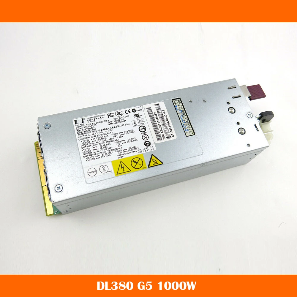 Alimentatore Server Per Hp Dl380 G5 Dps-800Gb A 379123-001 399771-001 403781-001 380622-001 1000W