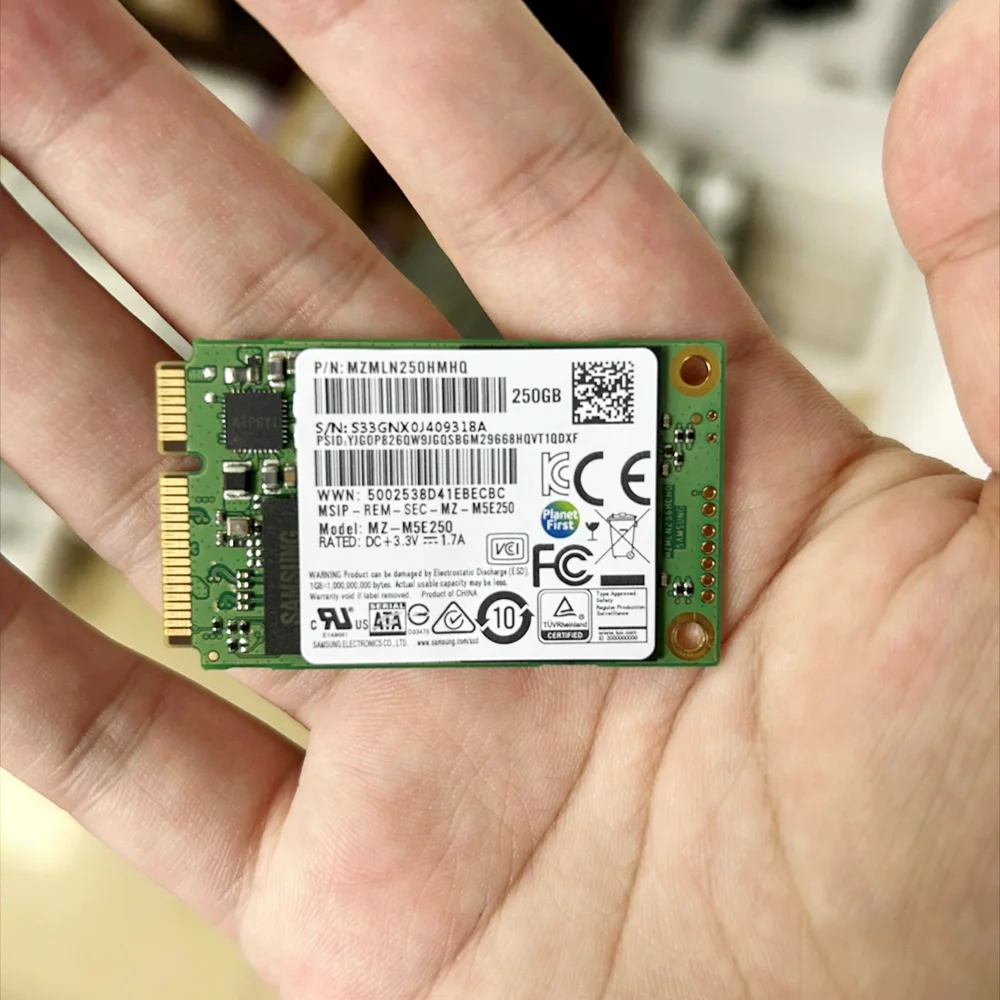 850 Evo 3D Ssd Msata 120Gb 250Gb 500Gb Solid State Drive 3D V-Nand Msata Ssd Per Dell Hp Lenovo Laptop Mini
