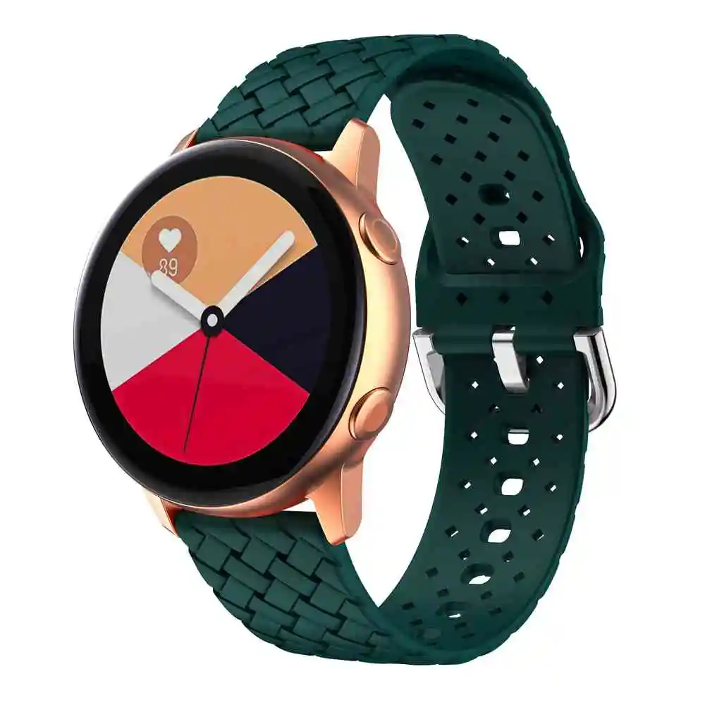 Cinturino In Silicone Per Samsung Galaxy Watch Active 2 44Mm Cinturino In Silicone Traspirante Per Samsung Galaxy Watch Active 1 2 40Mm 44Mm