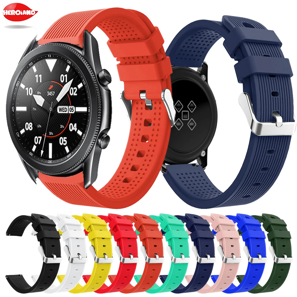 Cinturino Di Ricambio Per Samsung Galaxy Watch 3 41Mm Cinturino In Silicone Per Samsung Galaxy Watch Active 1/2 Galaxy Watch 42Mm Cinturini
