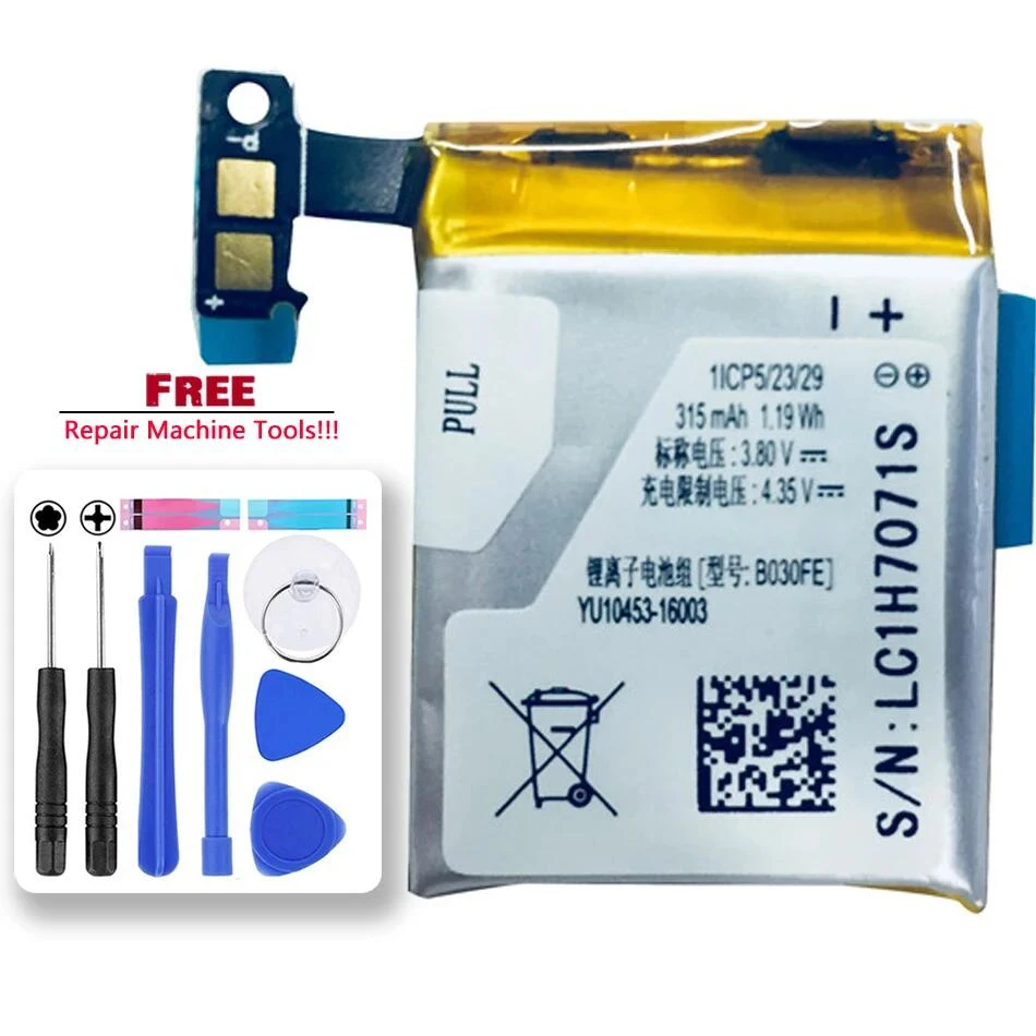 B030Fe Batteria Sm-V700 Per Samsung Galaxy Gear 1 V700 Classic Smart Watch 315Mah Batteria + Strumenti Gratuiti
