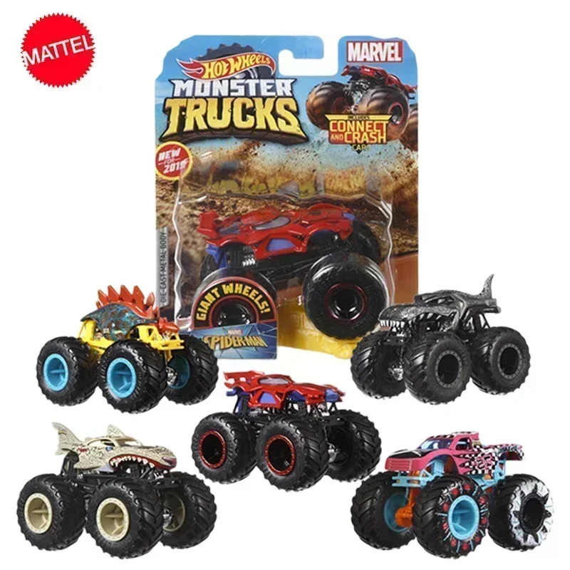 Original Hot Wheels Car Monster Truck Beetle 1/64 Jeep Hummer Suv Wild Big Feet Voiture Toys For Boys Collection Regalo Per Bambini