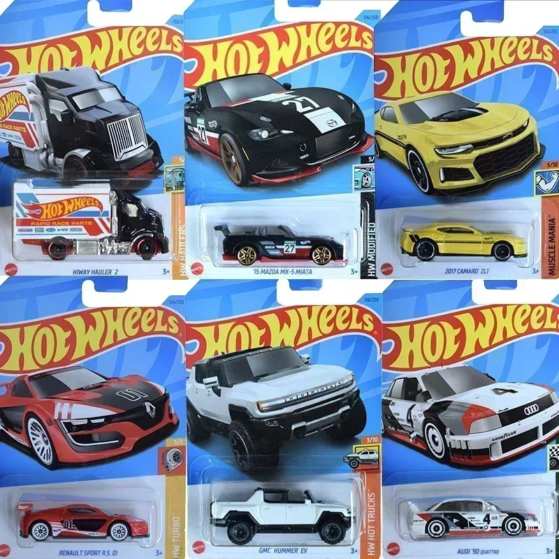 Original Hot Wheels Car 1/64 Diecast Audi Porsche Camaro Dodge Ford Mazda Bentley Model Toys For Boys Children Collection Gift