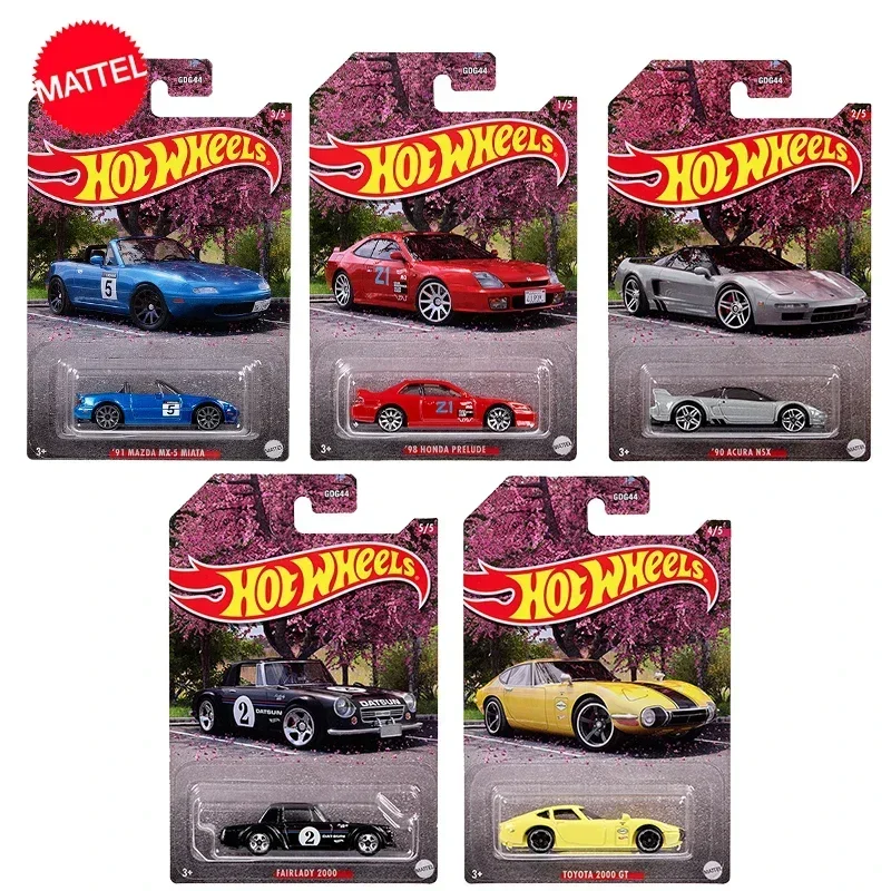 Original Hot Wheels Car Diecast 1/64 Classic Japanese Nissan Honda Civic Toyota Exquisite Collection Toys For Boys Children Gift