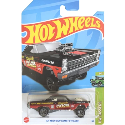 2023 Original Hot Wheels Car Hw Gassers 1:64 Modello Miniature Diecast Voiture 65 Mercury Comet Cyclone C4982-199/250 Giocattoli Per Ragazzo