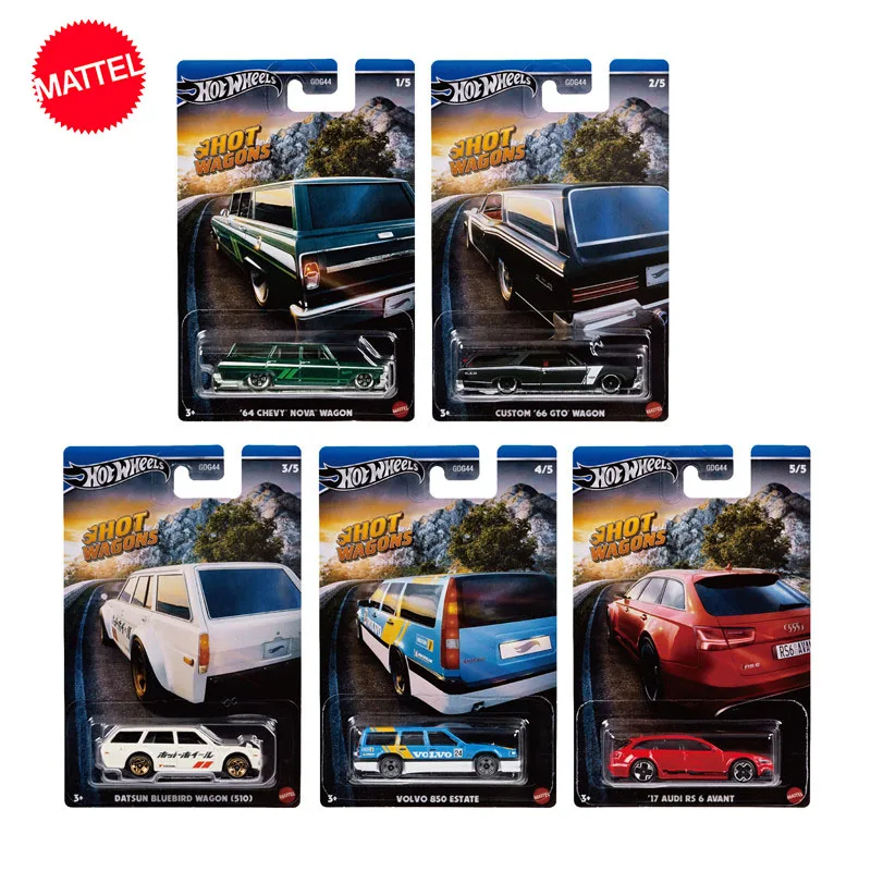 Original Mattel Hot Wheels Car 1/64 Diecast Hot Tanks Set Volvo 850 Estate Audi Rs6 Modello Di Veicolo Giocattoli Per Ragazzi Collezione Regalo