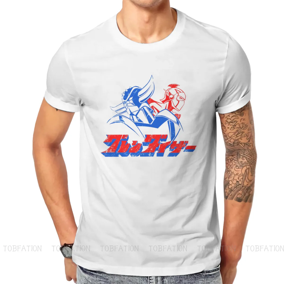 Ufo Robot Goldrake Grendizer Anime 123B Fleed Classic Tshirt Harajuku Gothic Men Streetwear Top T-Shirt Girocollo In Cotone Grande