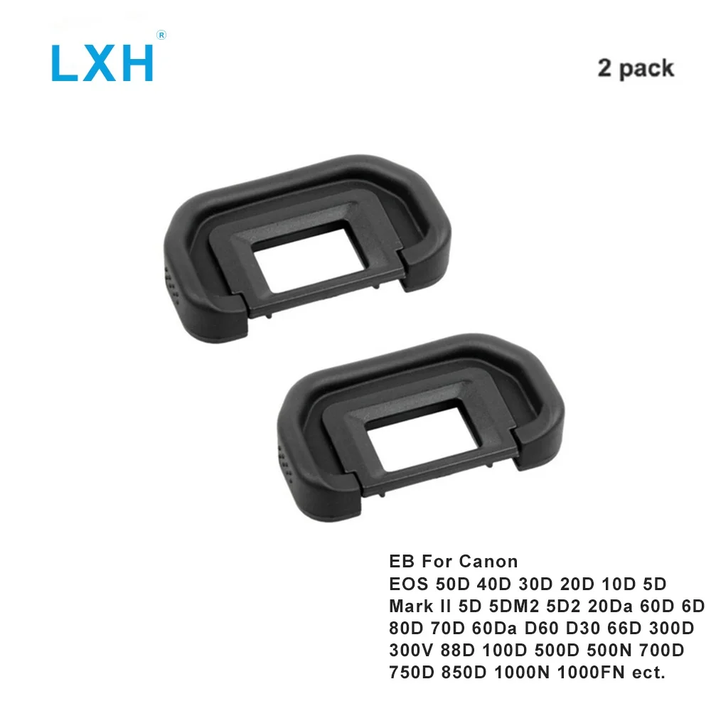 Lxh Ce Eb Oculare Di Gomma Oculare Oculare Mirino Per Canon Eos 80D 50D 30D 20D 10D 5D Mark Ii 300D 500D Sostituisce Canon Eb