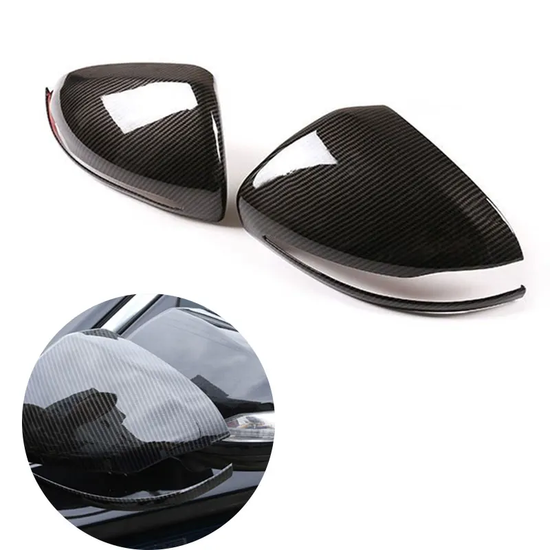 For Mercedes Benz C E G S Glc Class W205 W213 W222 X205 C253 Car Accessories Side Rearview Mirror Cover Abs Carbon Texture Decor