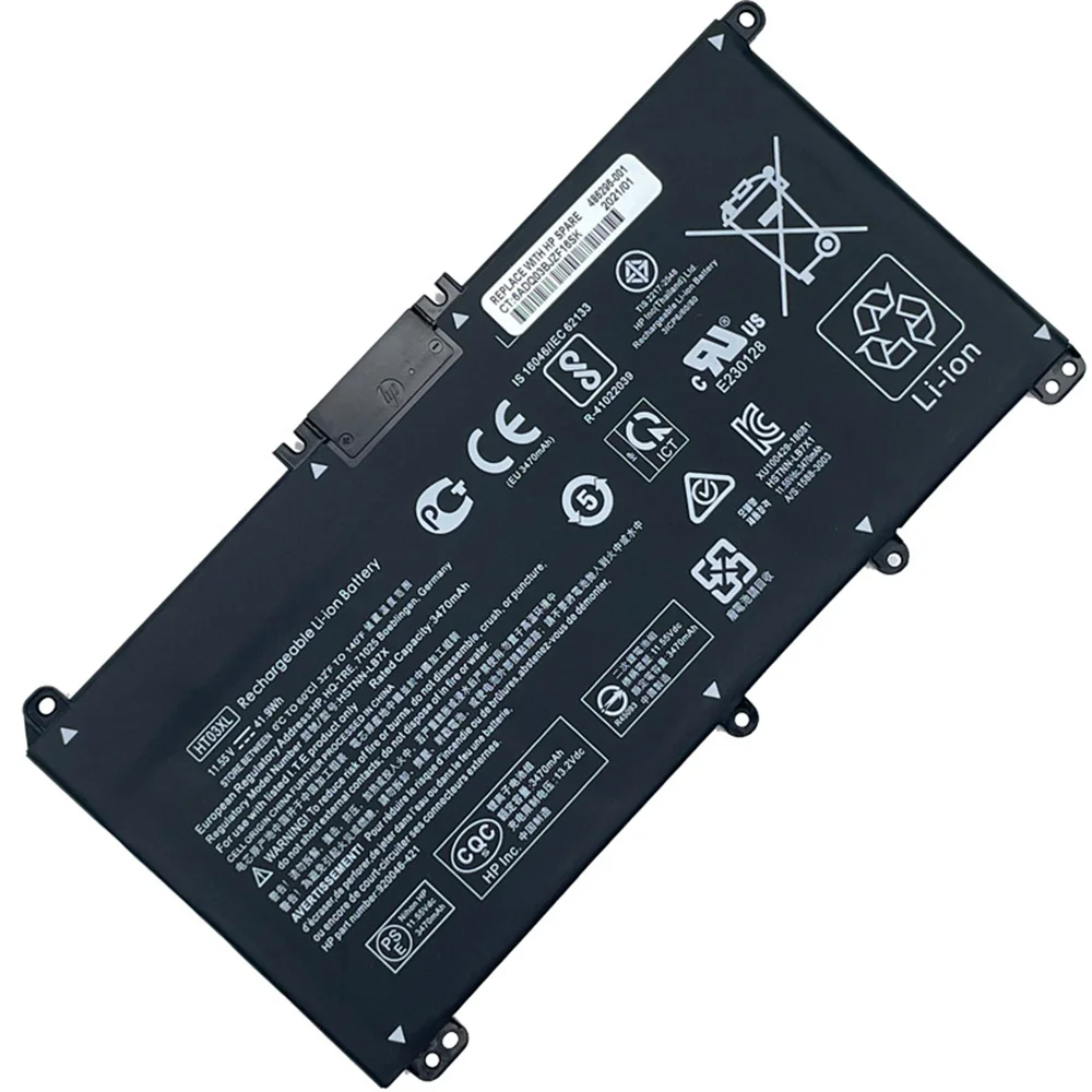 Ht03Xl Per Hp Battery Pavilion 14-Ce000 Muslimexmuslimb 17G-Cr0000Tx Muslimate 15S-Du1008Tx Laptop