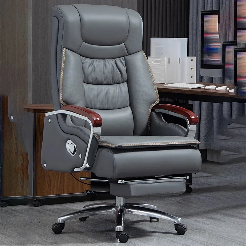 Mobili Designer Ofice Chair Reclinabile Scorpion Leather Girevole Ofice Chair Luxury Ergonomic Sillas Escritorios Rome Furniture