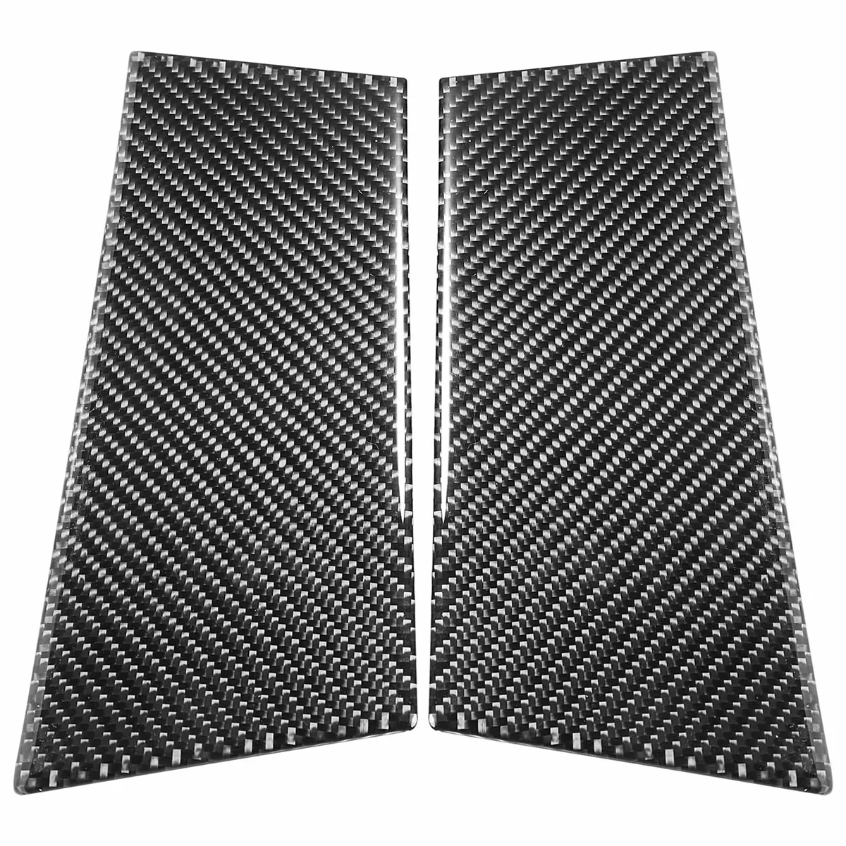 Per Nissan 350Z 2003-2009 In Fibra Di Carbonio B Pillar Cover Sticker Window Goalpost Pasta Decorativa Accessori Per Auto