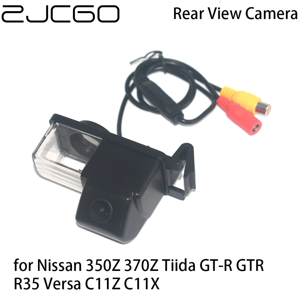 Zjcgo Car Rear View Reverse Back Up Telecamera Di Parcheggio Per Nissan 350Z 370Z Tiida Gt-R Gtr R35 Versa C11Z C11X
