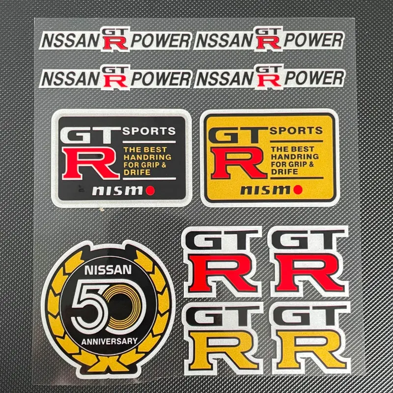 Car Decor Sticker Gtr Logo Window Tail Car Body Decal Per Nissan Juke X-Trail Almera Qashqai 350Z 370Z 240Sx Car Styling