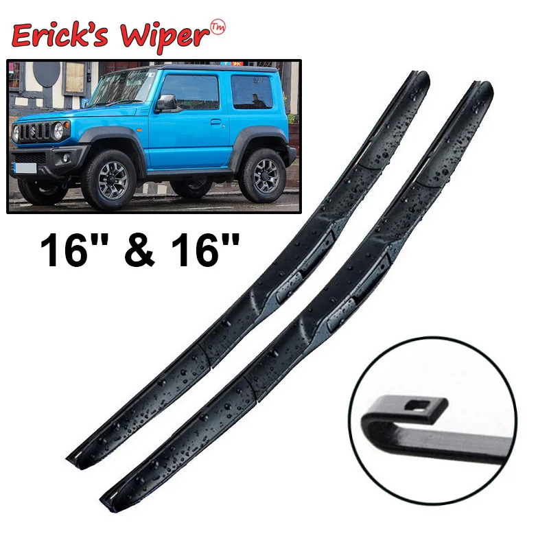 Ener'S Wiper Lhd Spazzole Tergicristallo Anteriori Per Suzuki Jimny Mk4 2018 - 2023 Parabrezza Parabrezza Spazzole Antipioggia Per Auto 16 "+ 16"