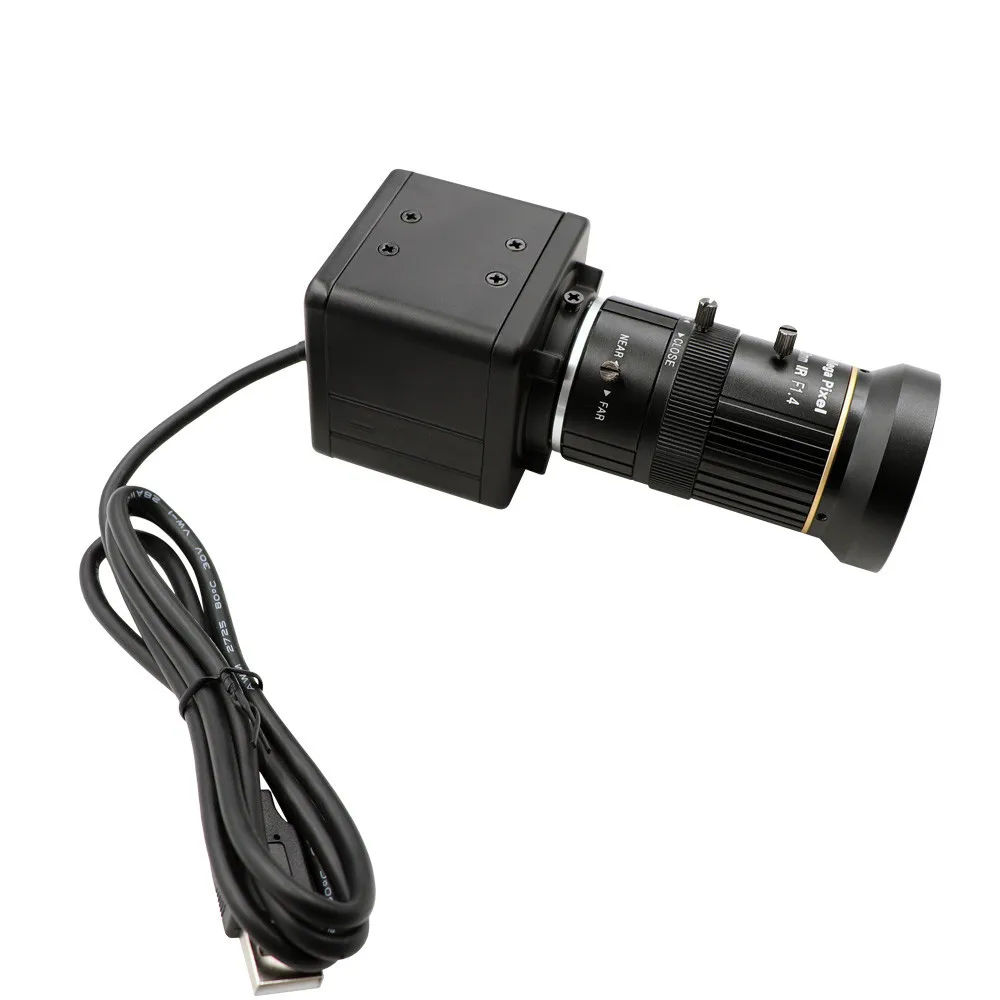 Cs Varifocal 5-50Mm Wdr 2Mp 1080P Usb Camera Plug Play Parcheggi Gate Outdoor Lpr Riconoscimento Targa Webcam Di Rilevamento