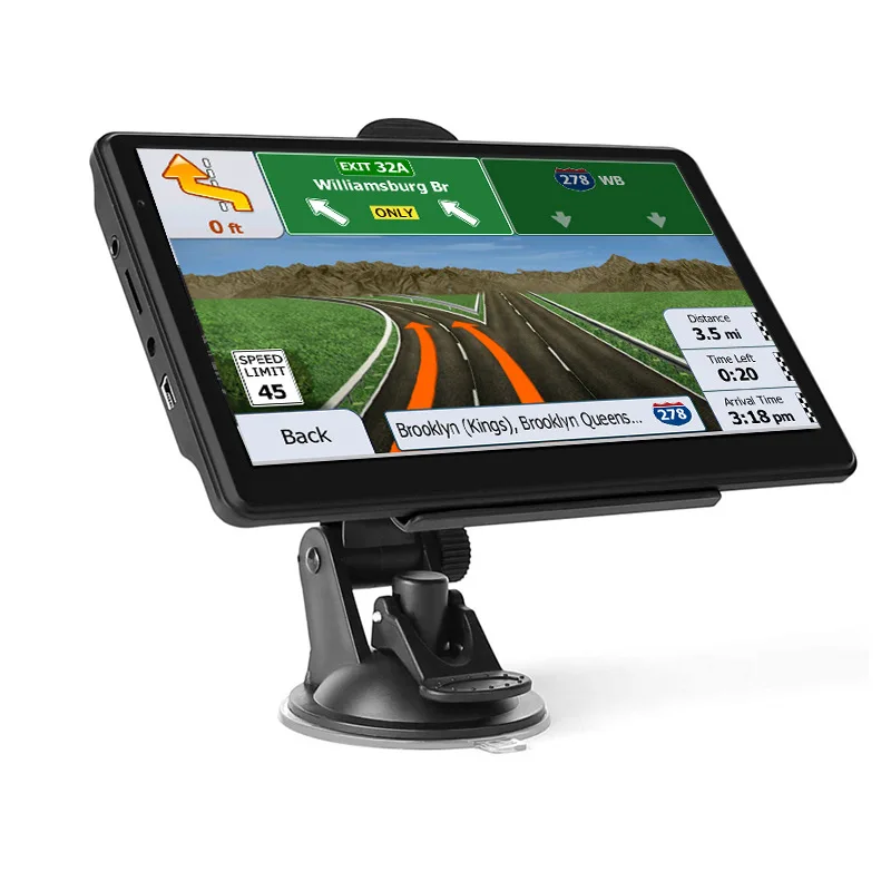 7 "Hd Car Gps Fm Bluetooth Avin Ultima Europa Sud America Usa Medio Oriente Mappa Del Mondo Sat Nav Truck Navigatori Gps