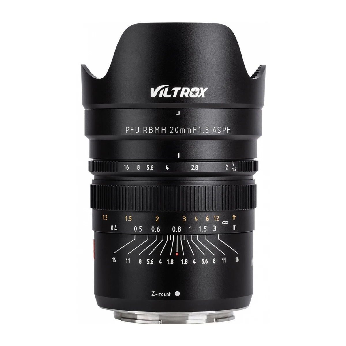 Viltrox Pfu Rbmh 20Mm F1.8 Asph Fe Full Frame Obiettivo Grandangolare Con Messa A Fuoco Automatica Per Fotocamera Mirrorless Nikon Z Sony E Mount A7 A