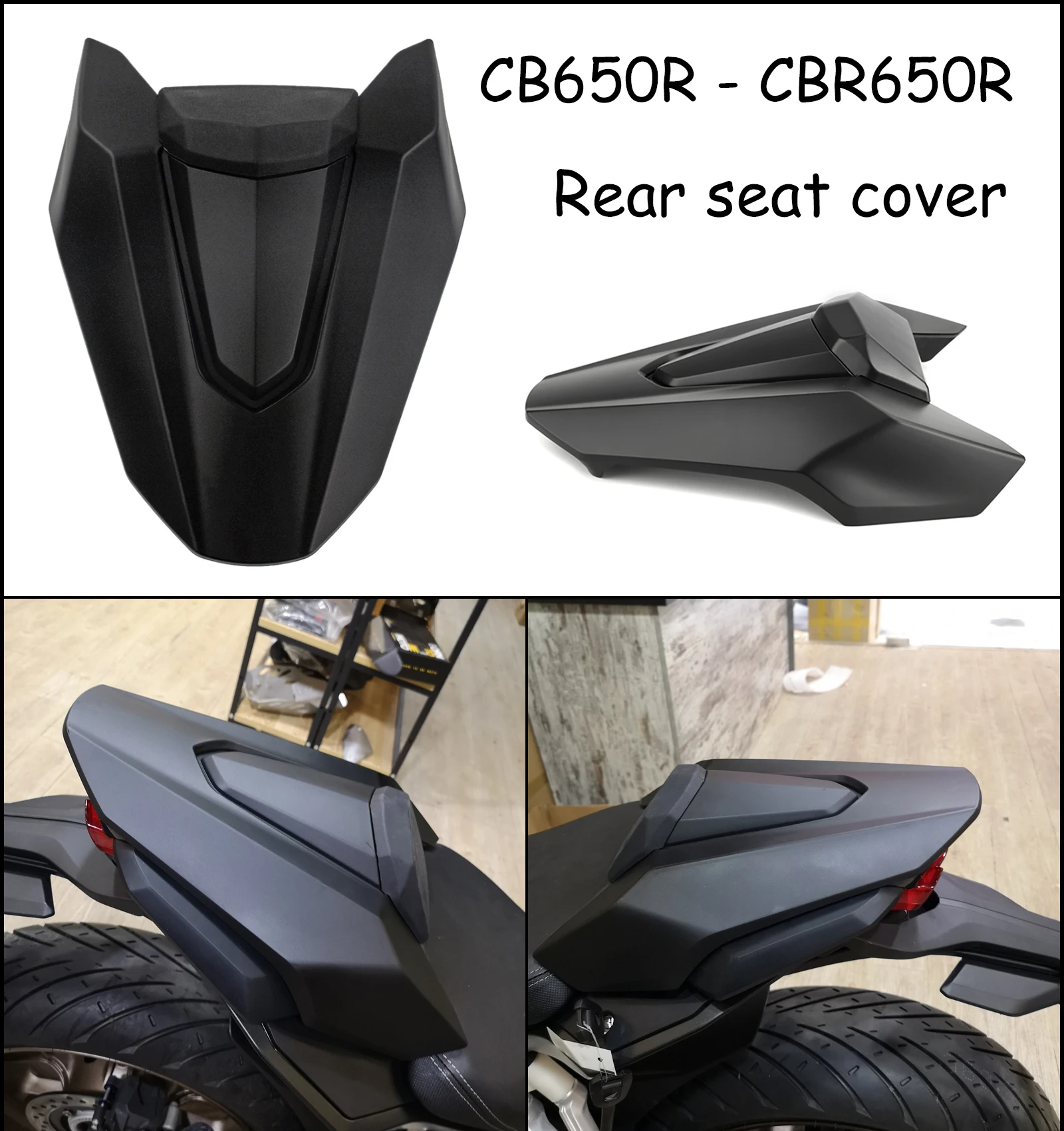 Per Honda Cbr650R Cbr 650R Cb 650R Cb650R Cbr 650R Cb 650R Accessori Moto Coprisedile Posteriore Con Pad In Gomma 2019-2020