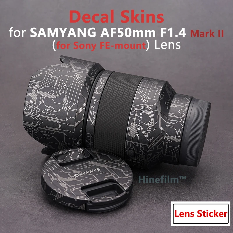 Samyang Af50 F1.4 Ii Lens Skin 50 1.4 Ii Pellicola Protettiva Per Samyang Af 50Mm F1.4 Ii Fe Mount Lens Premium Decal Skin
