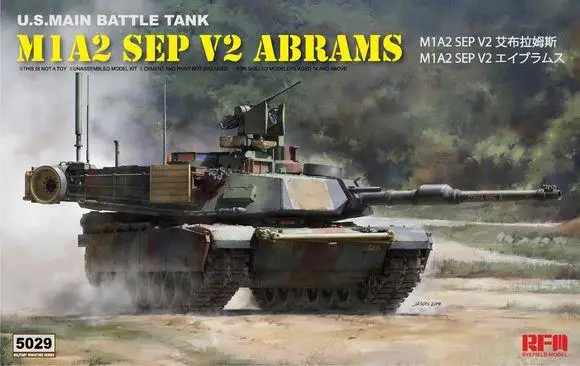 Rye Field Model Kit 1/35 Us Mbt M1A2 Sep V2 Abrams Rfm 5029
