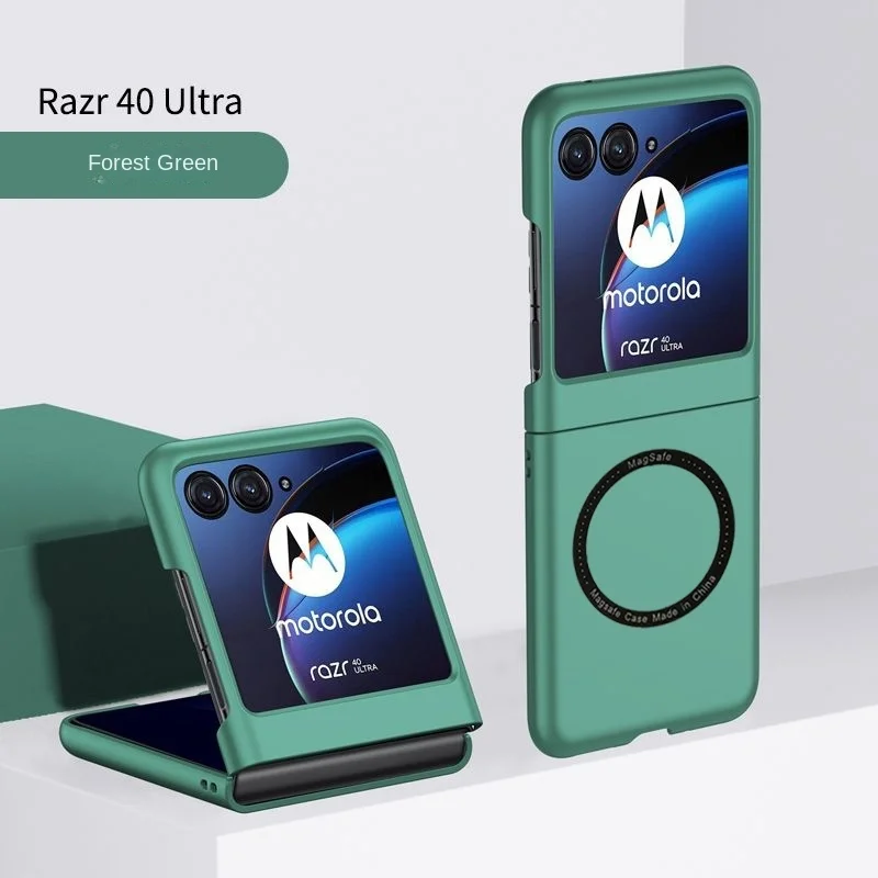 Lusso Per Custodia Magnetica Magsafe Per Motorola Razr 40 Ultra Moto Razr 40 Ultra 2023 Custodia Rigida Coque Per Moto Razr 40 Ultra Case