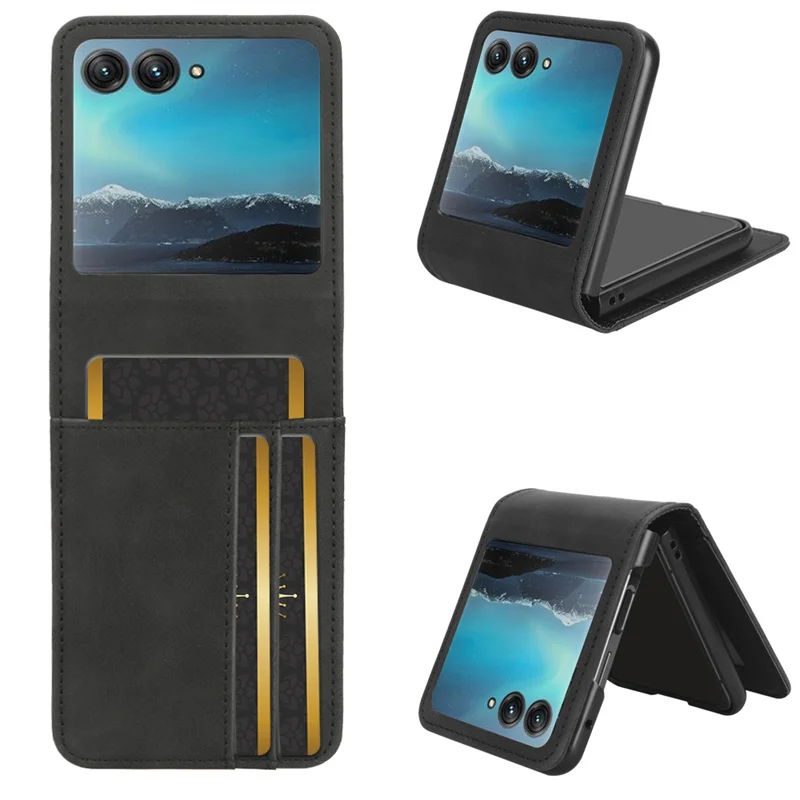 Per Motorola Razr 40 Ultra Custodia Premium Portafoglio In Pelle Flip In Pelle Multi-Card Slot Cover Per Moto Razr 40 Ultra Phone Case