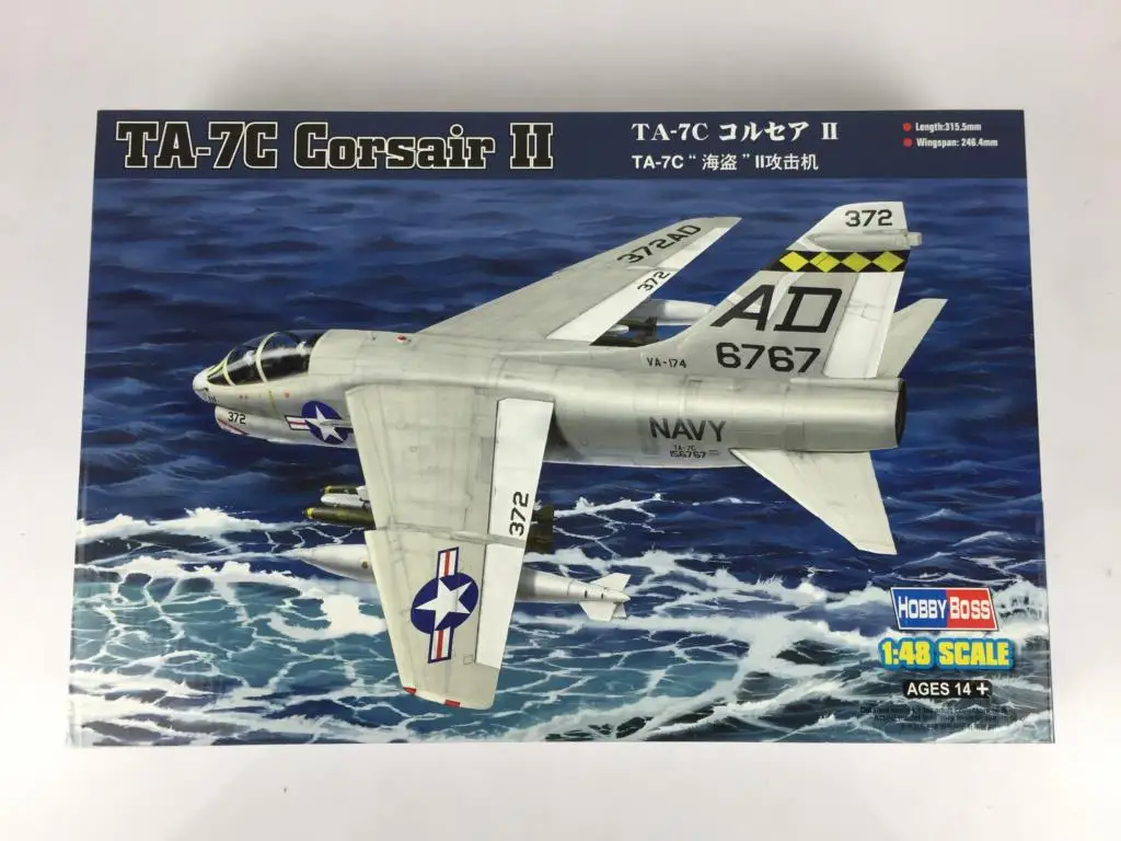 Hobby Boss 80346 1/48 American Ta-7C Corsair Ii Fighter Bomber Aircraft Model Gift Static Kit Th05889-Smt2