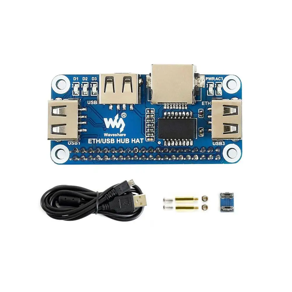 Scheda Di Espansione Ethernet 5V Modulo Hub Usb Hat Shield Starter Kit Per Rpi Raspberry Pi 0 Zero 2 W 0W 2 W 3B Plus 3 4 Modello B 4B 5