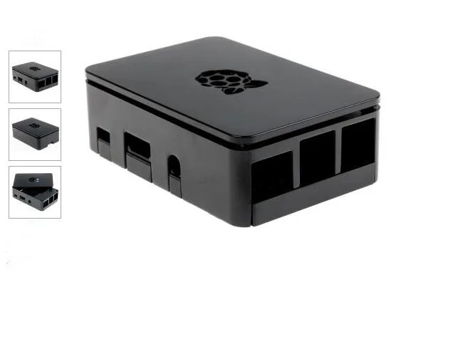 Custodia Raspberry Pi 3 Nera Aggiornata Custodia Raspberry Pi Premium Per Raspberry Pi 3, 2 E B + Gratuita