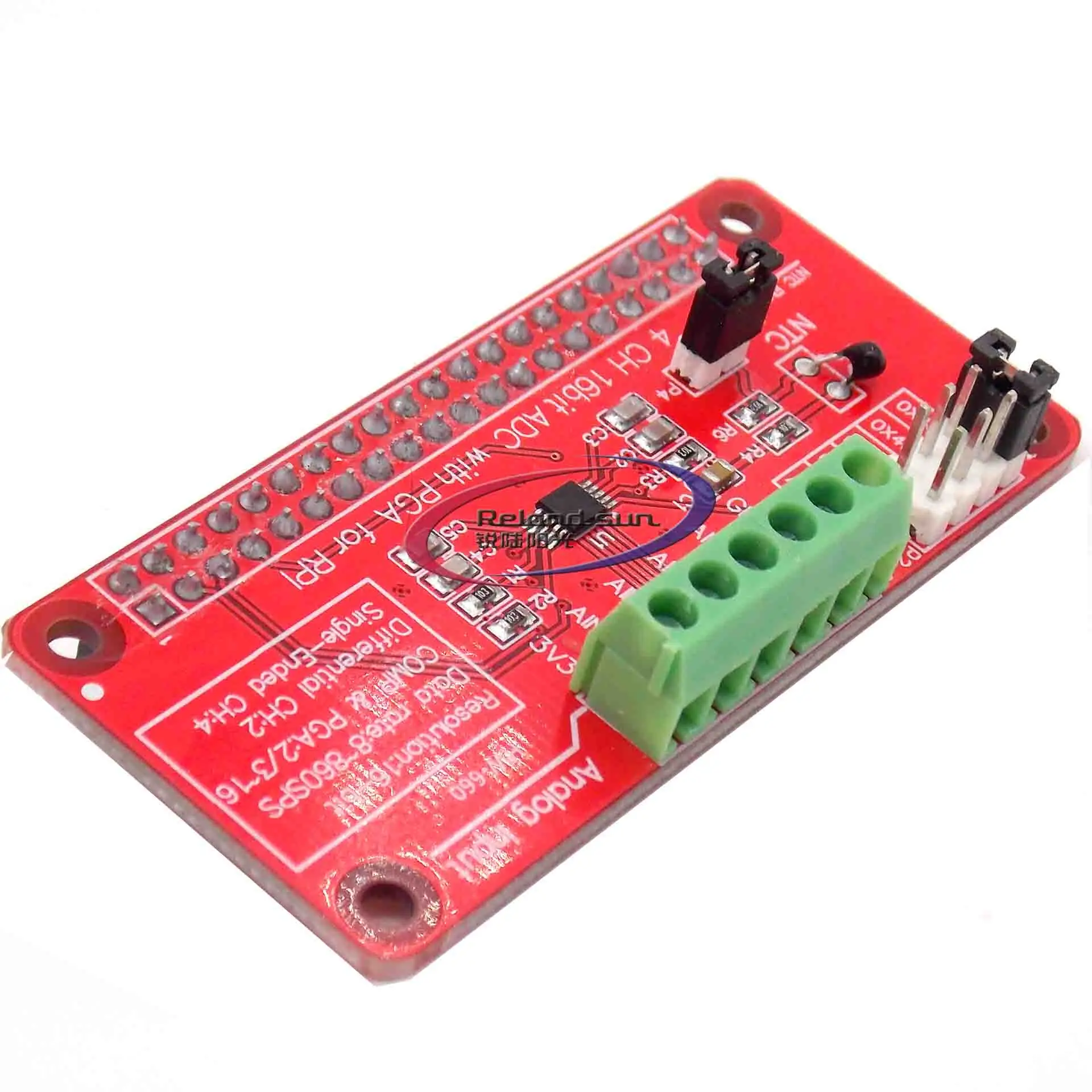 Modulo Adc 3.3V Ads1115 Per Raspberry Pi 3/2 / B + / I2C Rpi Ads1115 Convertitore Da Analogico A Digitale Adc