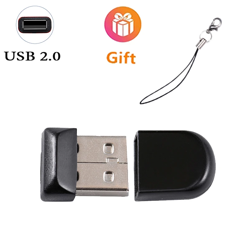 Cute Black Super Mini Usb Flash Drive 64Mb Penna Impermeabile Pendrive 4Gb 8Gb 16Gb 32Gb Memory Stick Thumbdrive Regali Portachiavi