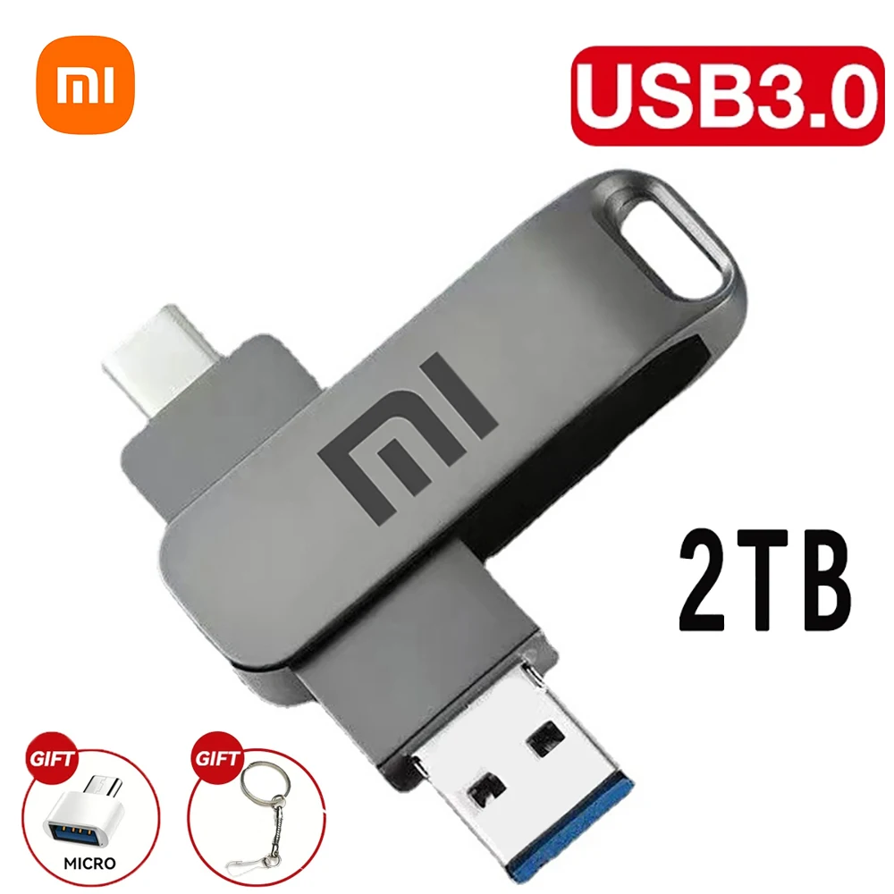 Originale Xiaomi Usb Flash Drive 2Tb Usb 3.0 Interfaccia Capacità Reale 1Tb 512Gb Pen Drive Ad Alta Velocità Flash Drive 520 Mb/S Adatto