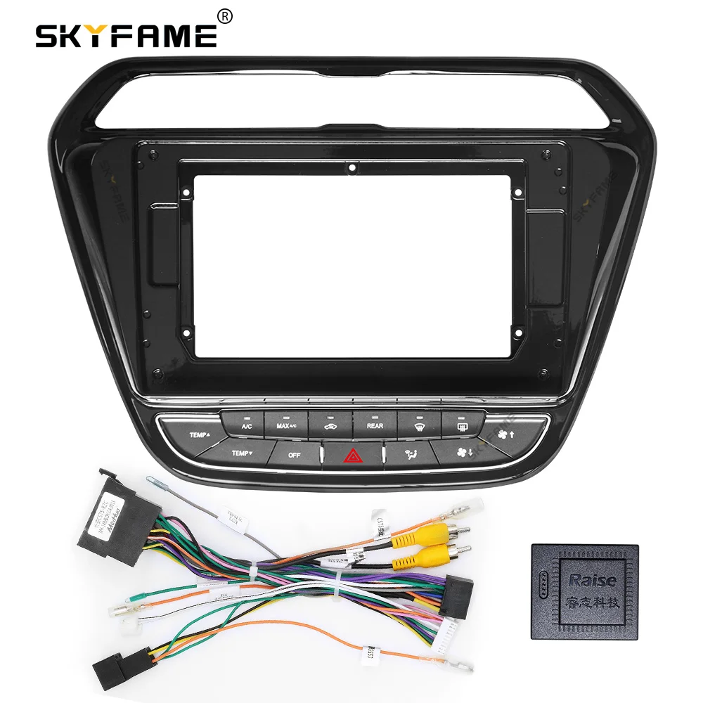 Skyfame Car Frame Cable Canbus Per Chana Changan Auchan A800 2017-2019 Schermo Audio Dash Panel Frame Band