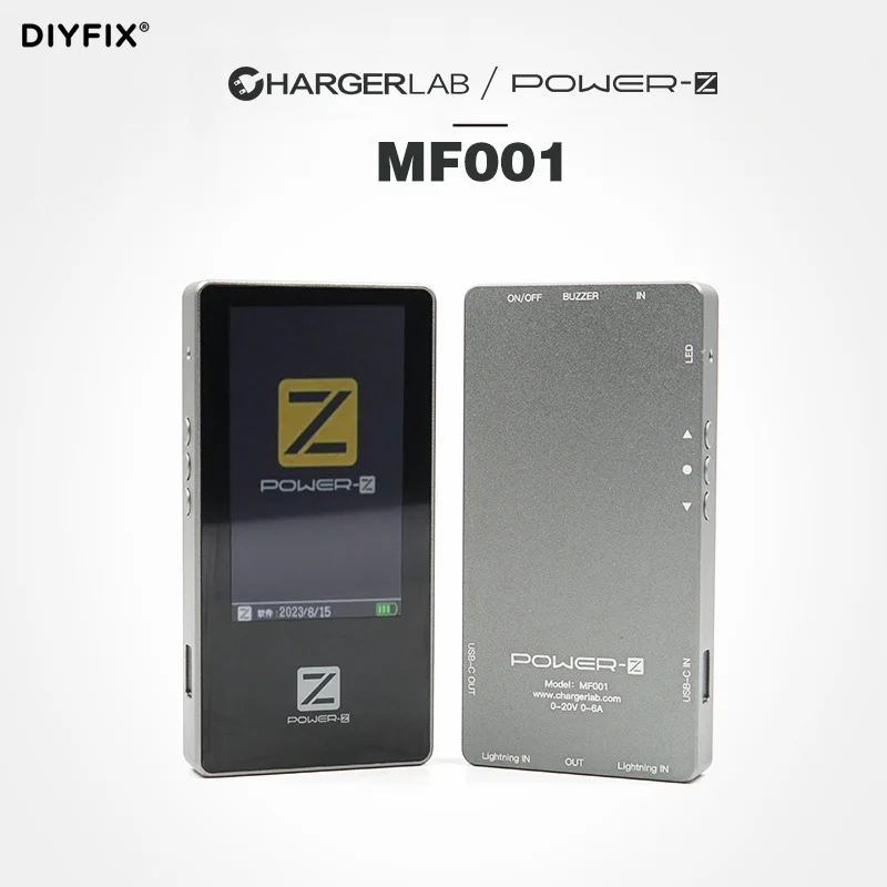 Chargerlab Power-Z Mf001 Mfi Lightning Tester Rilevamento Cavi Tensione Trasformatore Di Corrente Tester Di Informazioni Emarker