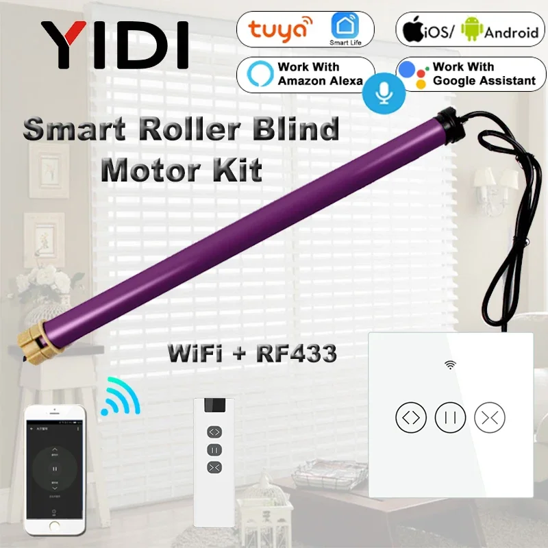 35Mm Motore Tubolare Tapparelle Tapparelle Motore 110V 220V Elettrico Smart Tuya Wifi Tenda Motorizzata Tende Avvolgibili Casa Intelligente