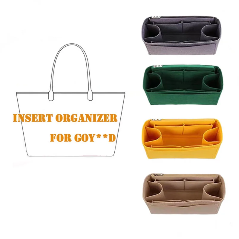 Inserisci Organizer Per Goyard Tote Bag, Borsa E Tote Bag Organizer, Perfetto Per Borse Da Donna Di Marca Inserisci Borse