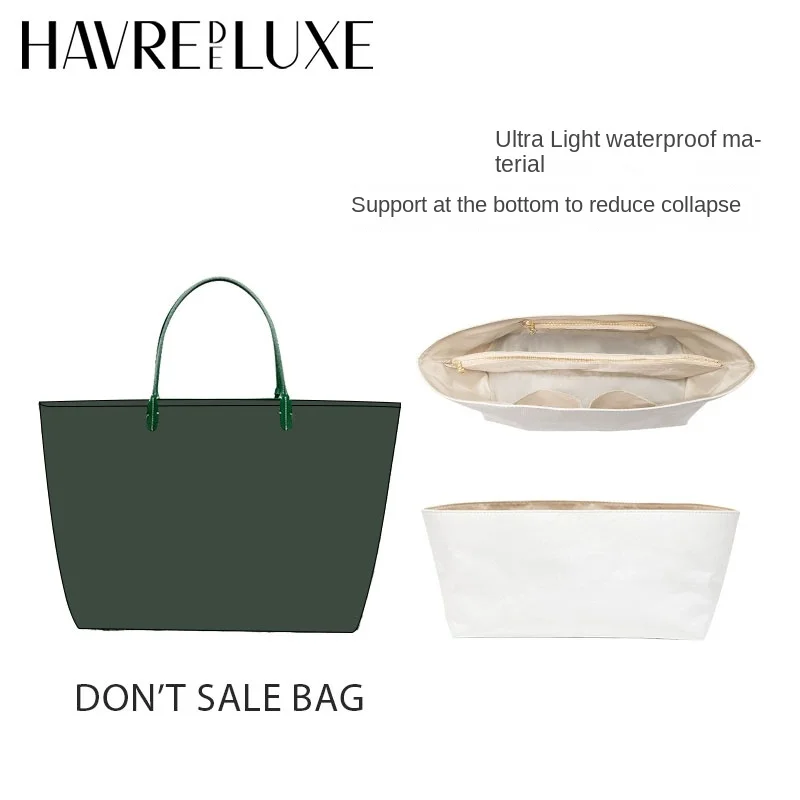 Havredeluxe Bag Organizer Per Goyard Tote Bag Liner Bag Dupont Paper Borsa Ultraleggera Borsa Media Accessori Per La Conservazione