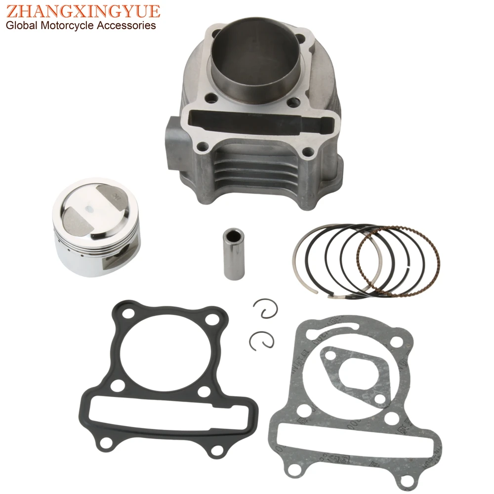 Scooter 52Mm Big Bore Racing Cilindro Kit Per Garelli Capri 50 Iclone Flexi Tiesse Vip 50Cc 4T Parti Del Motore