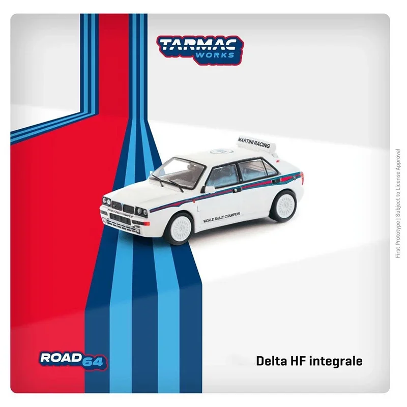 Tw 1:64 Delta Hf Integrale Diecast Modello Di Auto Carros Toys Tarmac Works