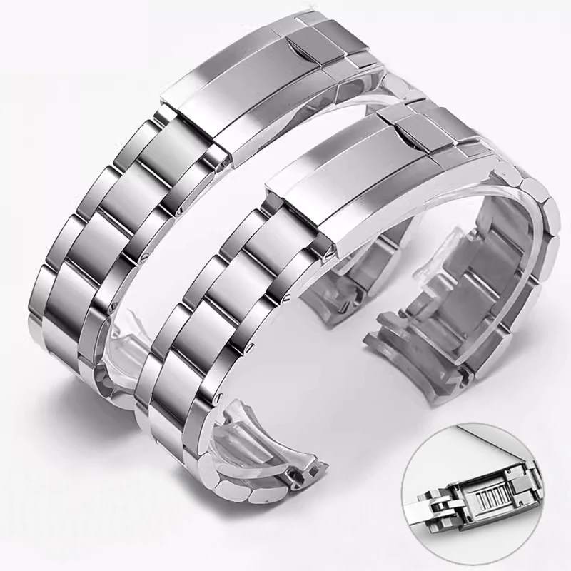 Bracciale Orologio Per Rolex Submariner Daytona Sup Gmt Men Fine-Tuning Pull Clasp Strap Cinturini In Acciaio Inossidabile 20Mm 21Mm