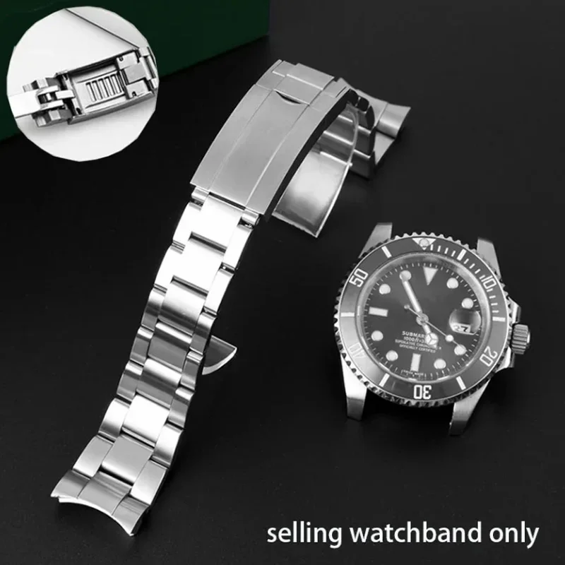 Cinturino Per Rolex Submariner Daytona Fine-Tuning Pull Clasp Accessori Per Cinturini Per Orologi Bracciale In Acciaio Inossidabile 904 20Mm